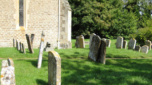 Gravestones in All Saints' Gravestones in All Saints'