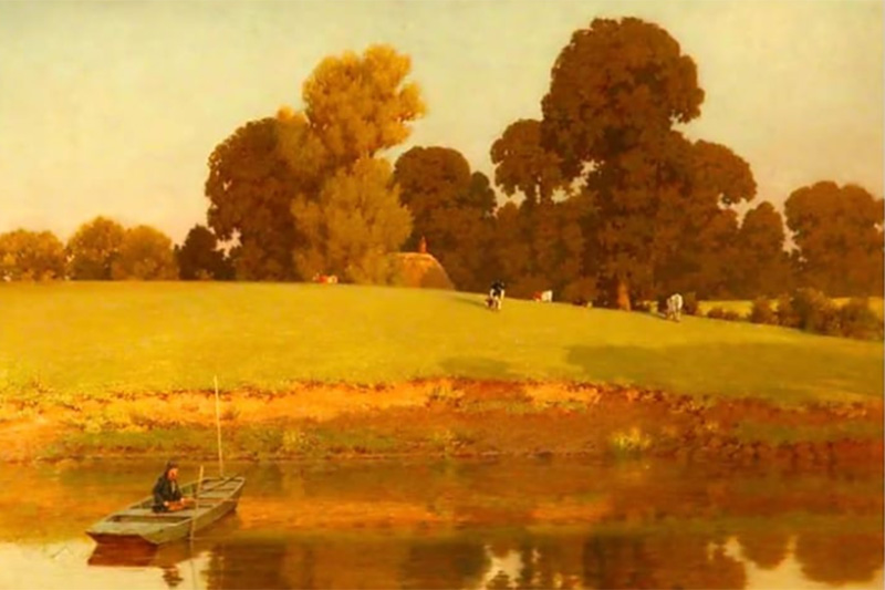 George Dunlop Leslie: September Sunshine (Click to enlarge) Click to enlarge