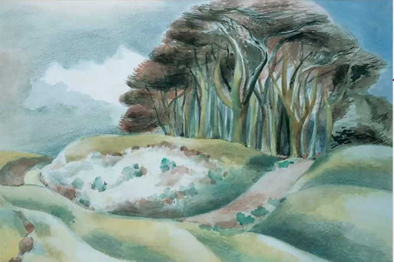 Paul Nash: Wittenham (Click to enlarge) Click to enlarge